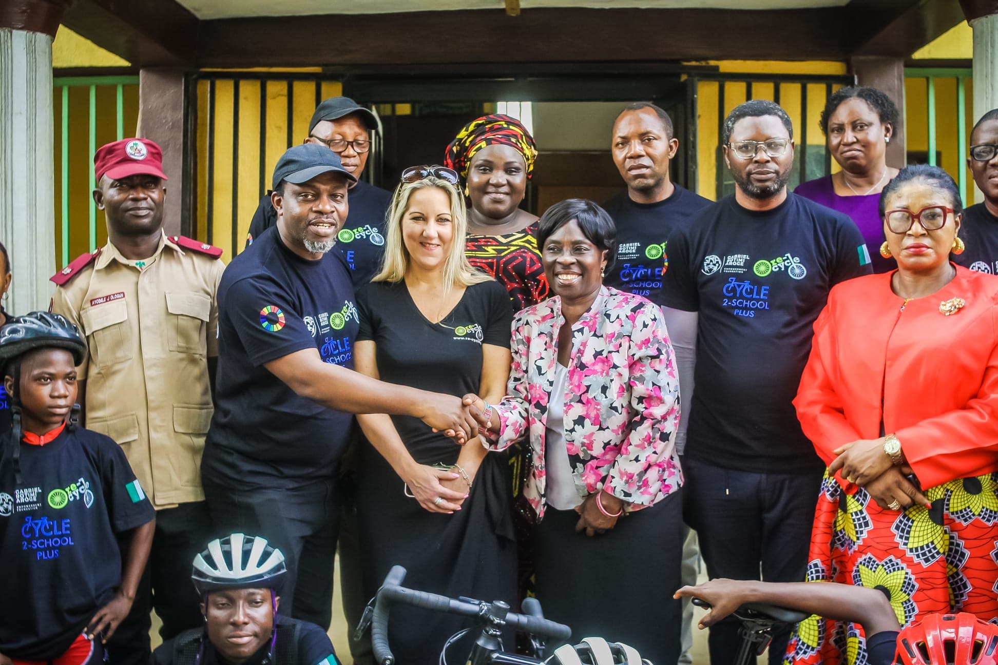 GRAEFoundation team at Cycle-2-School event